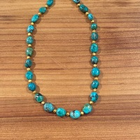 COLLIER TURQUOISES OR