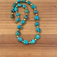 COLLIER TURQUOISES OR
