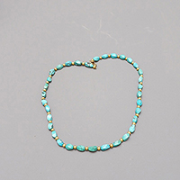 GOLD AND TURQUOISES NECKLACE
